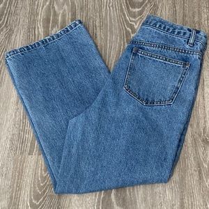 Oak + Fort Wide Leg Crop Sz 27